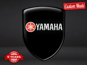 Yamaha Emblema En Relieve Acabado Exclusivo Insignias Gama Alta